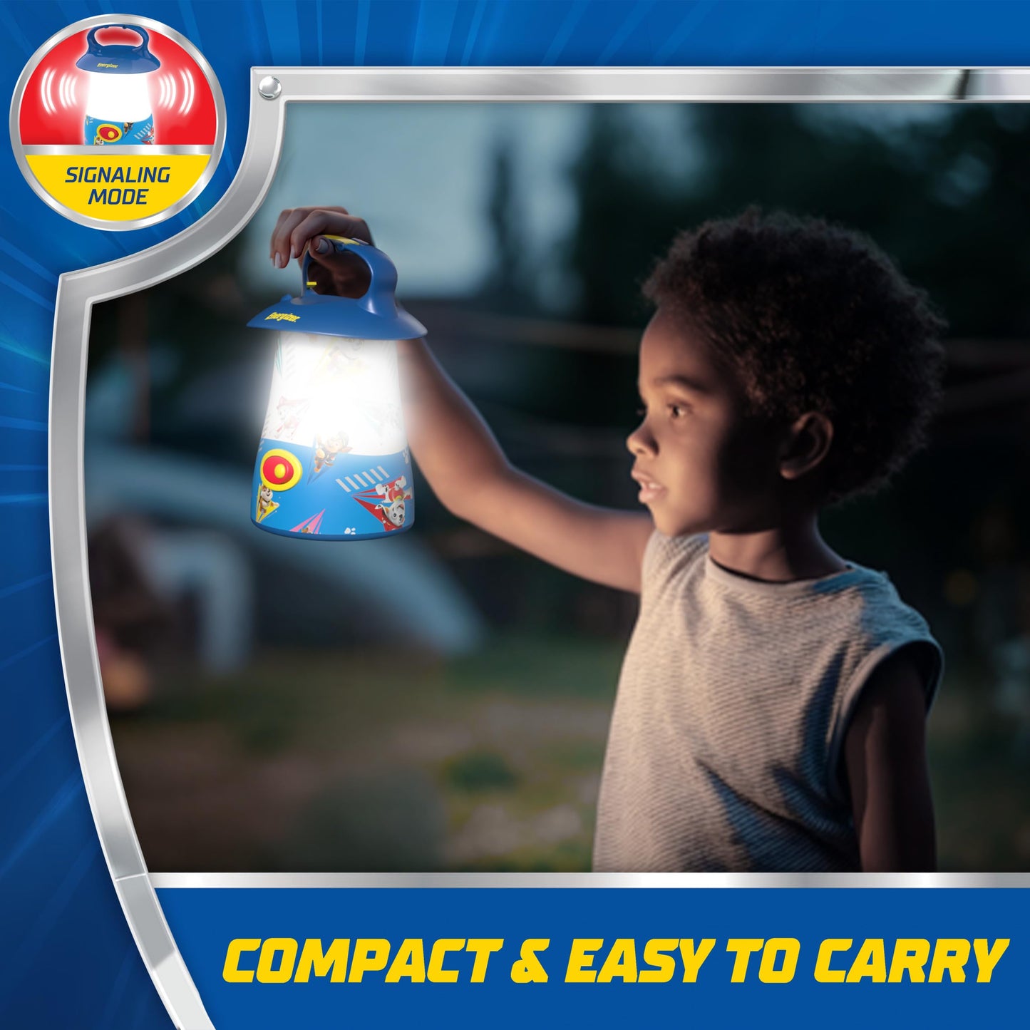 Energizer PAW Patrol Kids LED Lantern and Handheld Flashlight Combo Pack, Great Lightweight LED Flashlights for Kids, Batteries Included
