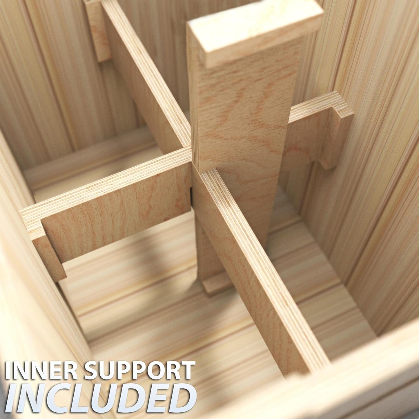 Synergee 3 in 1 Wood Plyometric Jump Box - Versatile Training Equipment | Sizes 30/24/20, 24/20/16, 20/18/16, 16/14/12