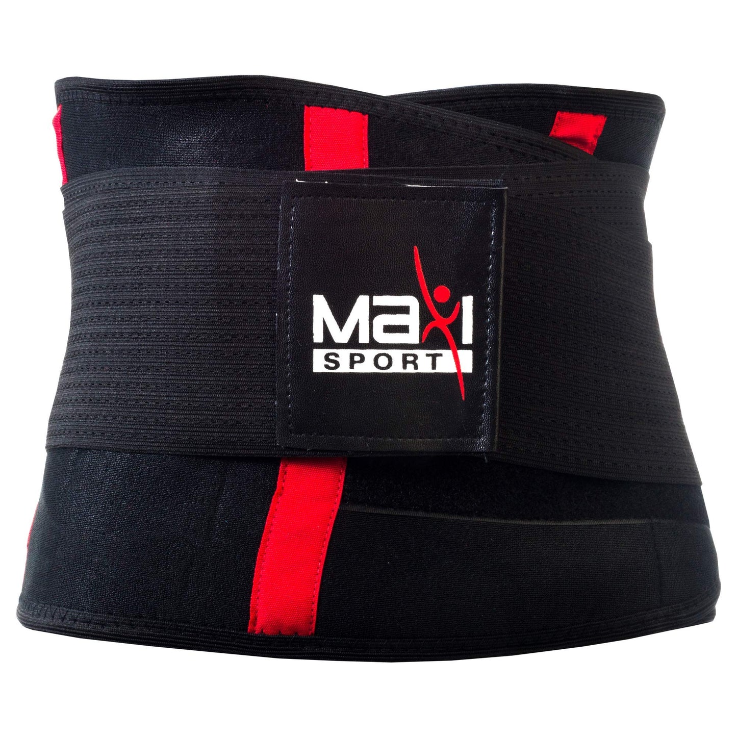 MaxiClimber MaxiSport Waist Trimmer Belt, S/M - Fitness Waist Trainer, Cincher, Sweat Band Increases Perspiration and Supports the Lower Back to Maximize Your Workouts Black