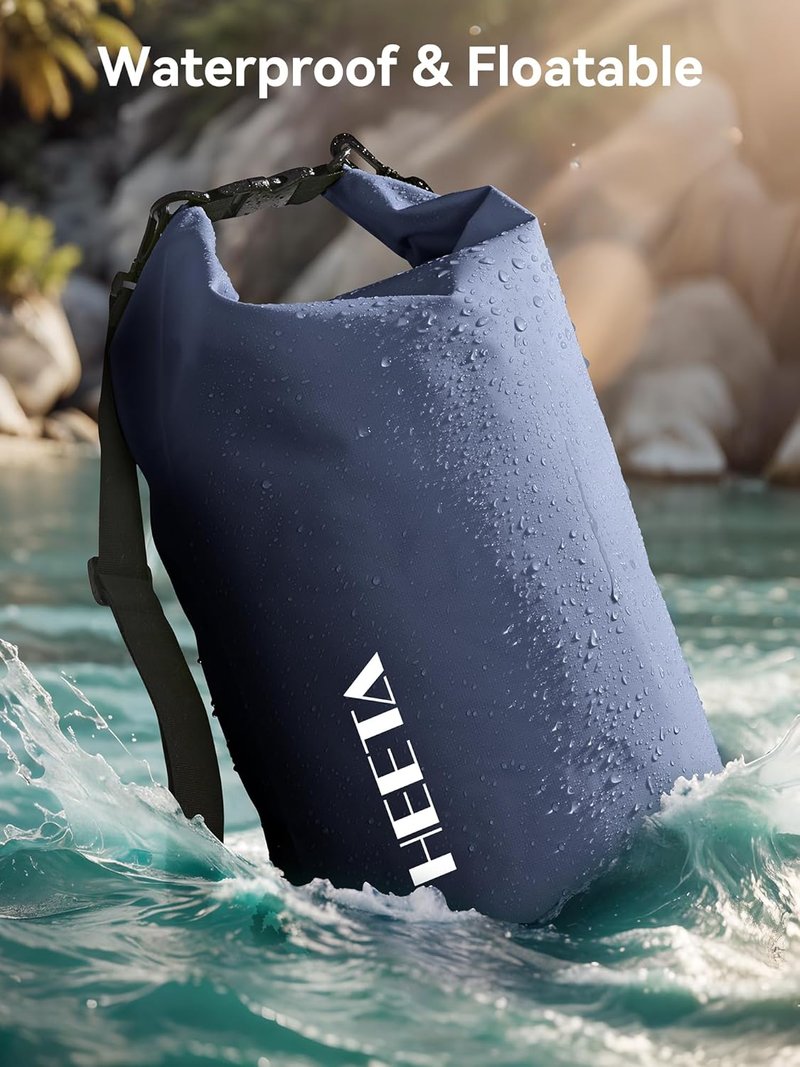 Waterproof Dry Bag - Lightweight Roll Top Backpack for Travel, Kayaking, Camping | 5L/10L/20L/30L/40L Options