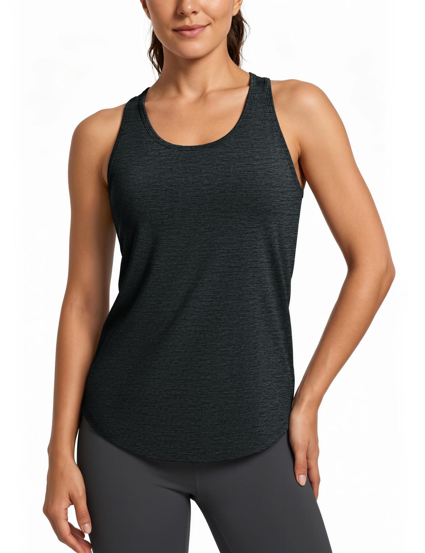 MAGCOMSEN Womens Tank Tops Workout Racerback Sleeveless Top Athletic Muscle
