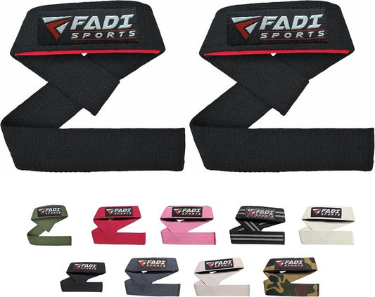 Lifting Wrist Straps - 24 Inch Cotton with 5mm Padded Neoprene for Weightlifting & Deadlifts | Grip Support for Men & Women