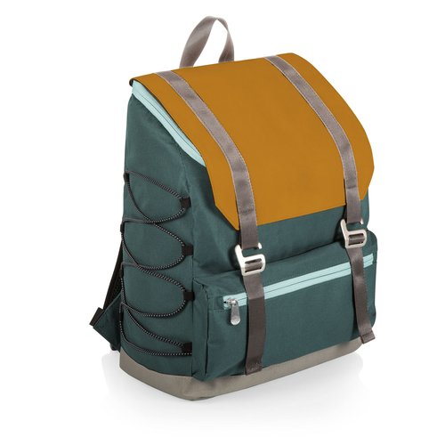 PICNIC TIME OTG Traverse Backpack Cooler, Soft Cooler Backpack, Hiking Backpack, (Mustard)