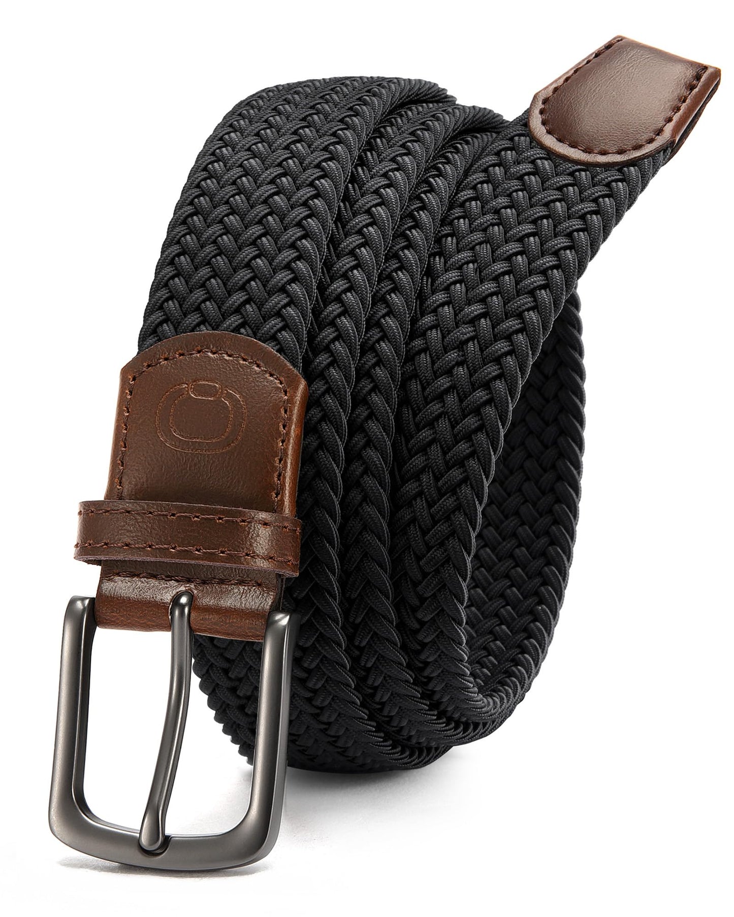 CHAOREN Stretch Belts for Men - Braided Elastic Golf Belt for Men 1 3/8"- Gift for Casual Jeans Shorts