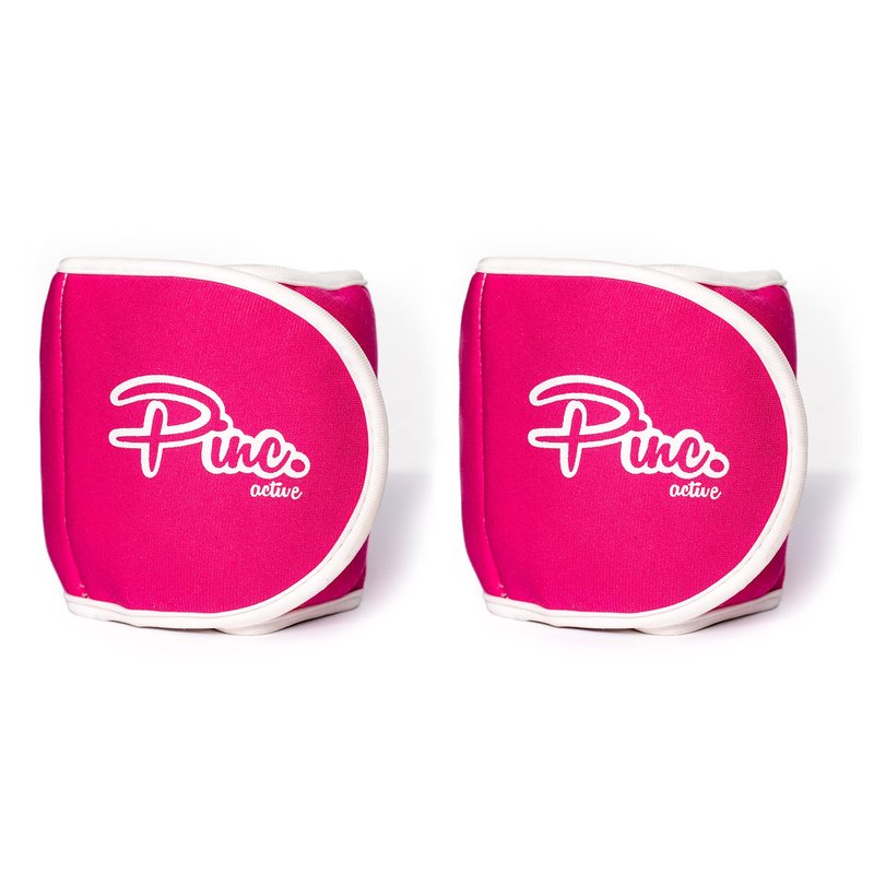 HEALTHYMODELLIFE Ankle Weights Set (2 x 0.5lb Cuffs) - 1lbs in Total - for Women, Men and Kids – Used for Workouts at Home, Pilates, Yoga, Boxing, Dancing and Resistance Training, Pink