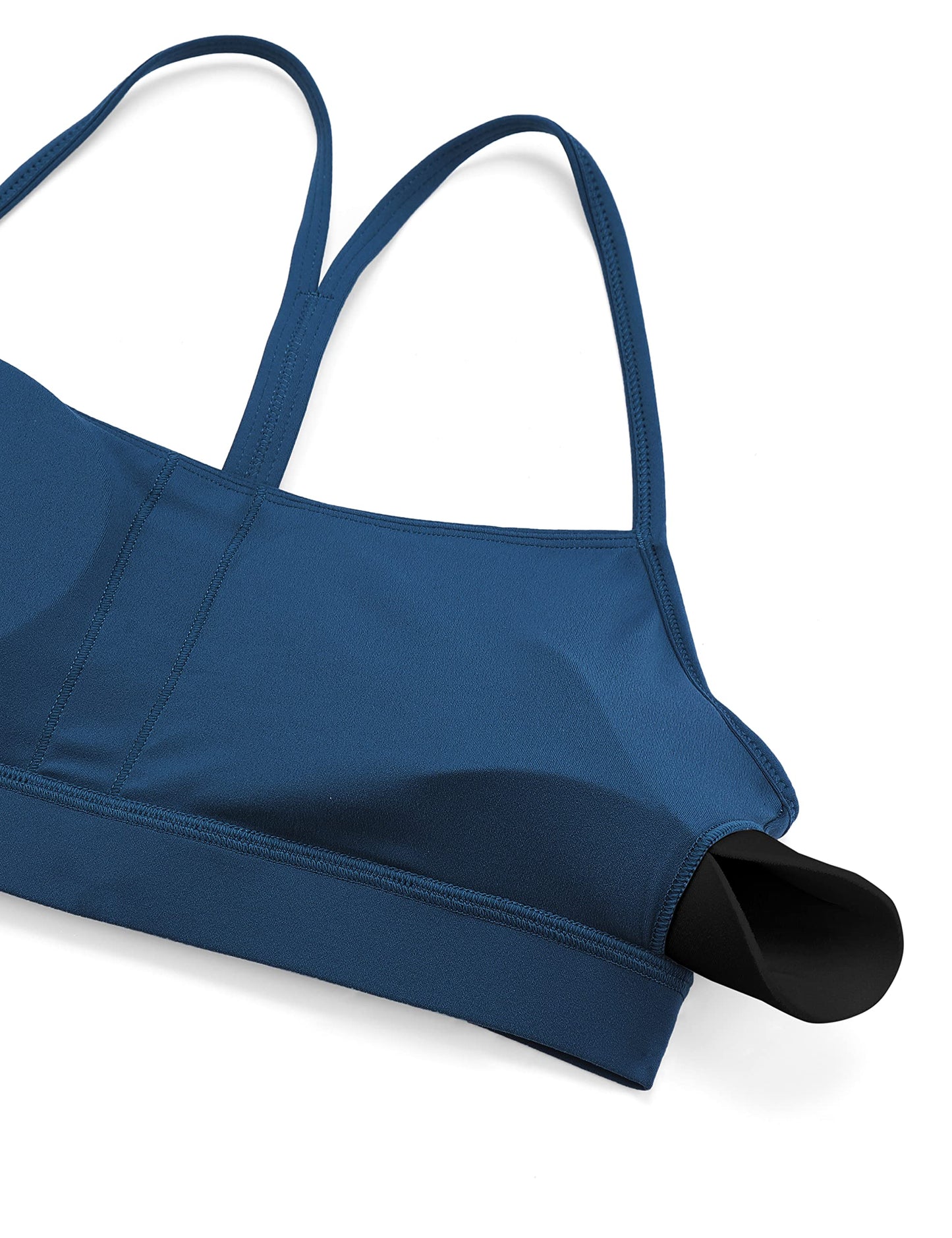 CRZ YOGA Butterluxe Y Back Sports Bras French Navy Small