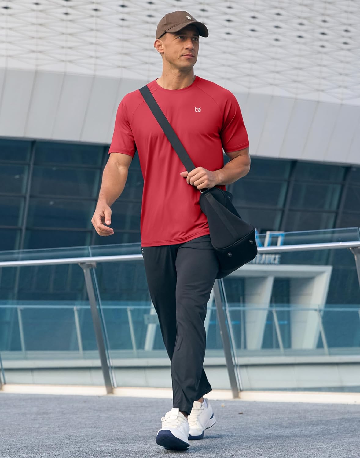 Men's Athletic Workout T-Shirts - Moisture Wicking Cooling Performance Tee for Gym & Running | Short Sleeve