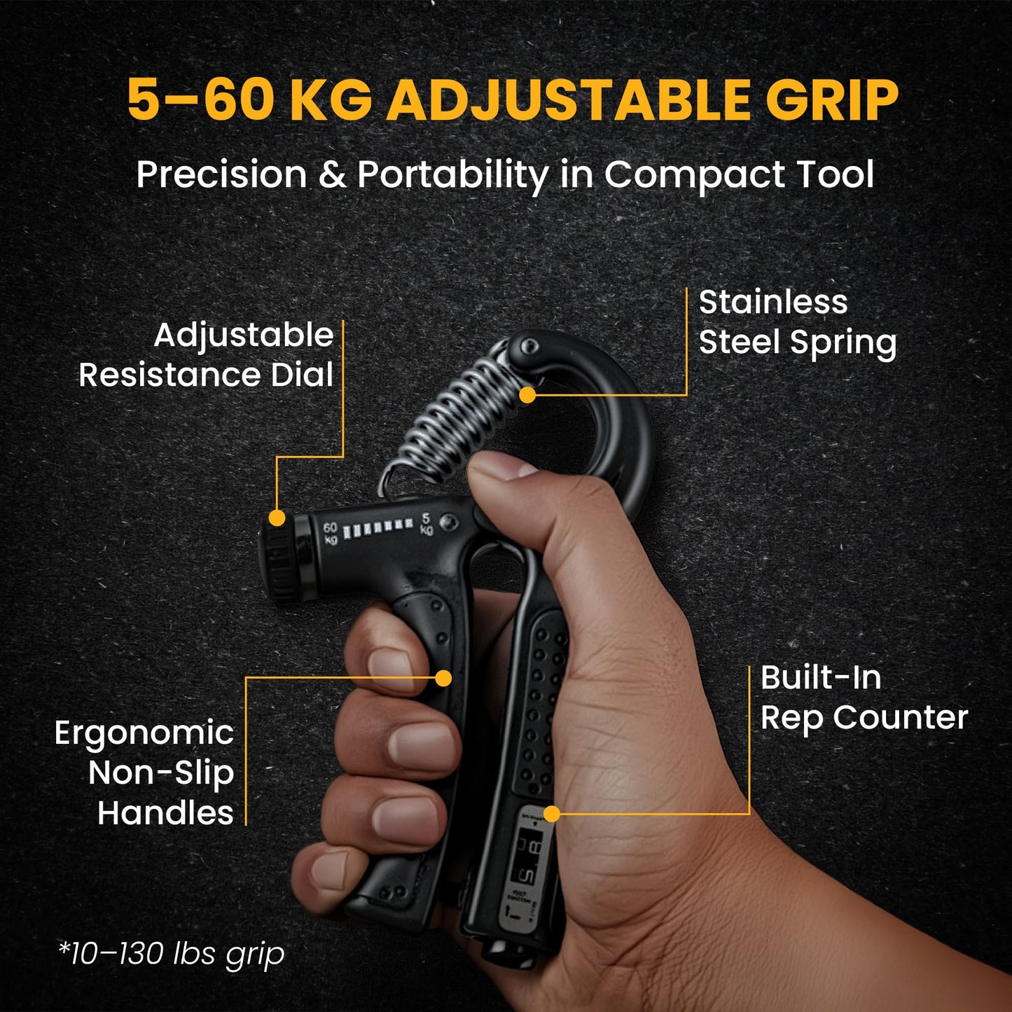 Twister Arm Trainer for Men & Women – Adjustable Forearm & Hand Grip Strengthener – Upper Body Workout Equipment with Travel Bag