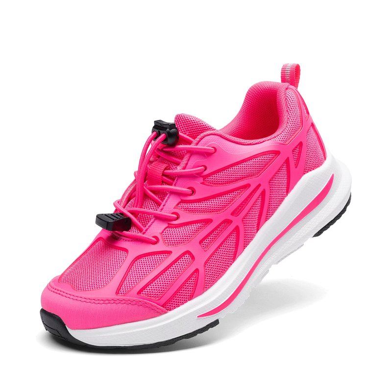 DREAM PAIRS Boys Girls Running Shoes Kids Athletic Lightweight Breathable Gym School Shoes,Size 13 Little Kid,Hot Pink,KKUMRS2521