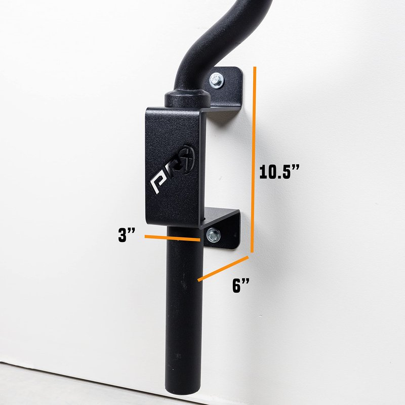 PRx Performance Specialty Bar Storage Rack Safety Squat Weight Barbell Holder USA Made Wall Mounted Space Saving Home Garage Gym Fitness Workout Equipment