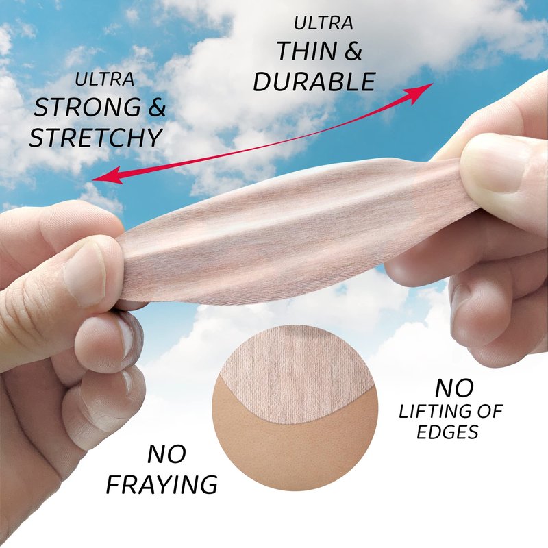 Not Just A Patch Freestyle Libre 2 Covers (20 Pack) - Thin, Strong and Light, Ultra-Long 14 Day Adhesion - Durable Lingo CGM & Libre 2 Sensor & Protector Patches - Beige