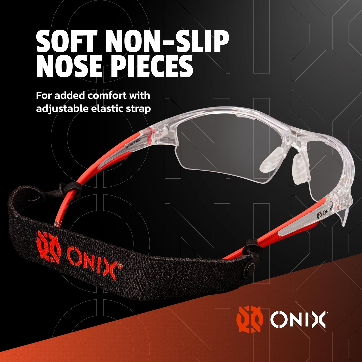 ONIX Pickleball Owl Protective Comfortable Secure Soft and NonSlip Eyewear Modern and Lightweight Design
