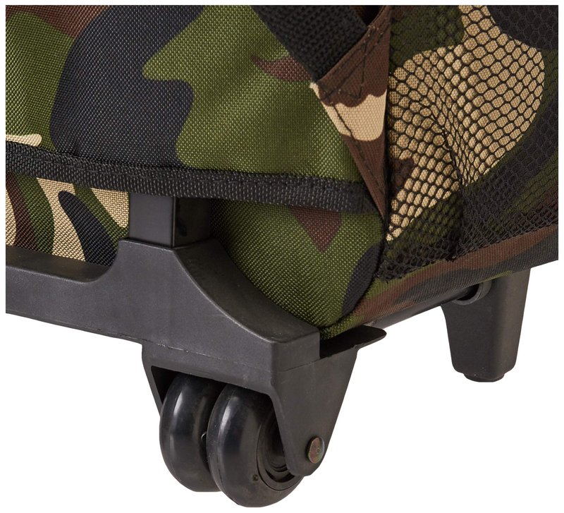 Rockland Double Handle 17" Rolling Backpack, Camo