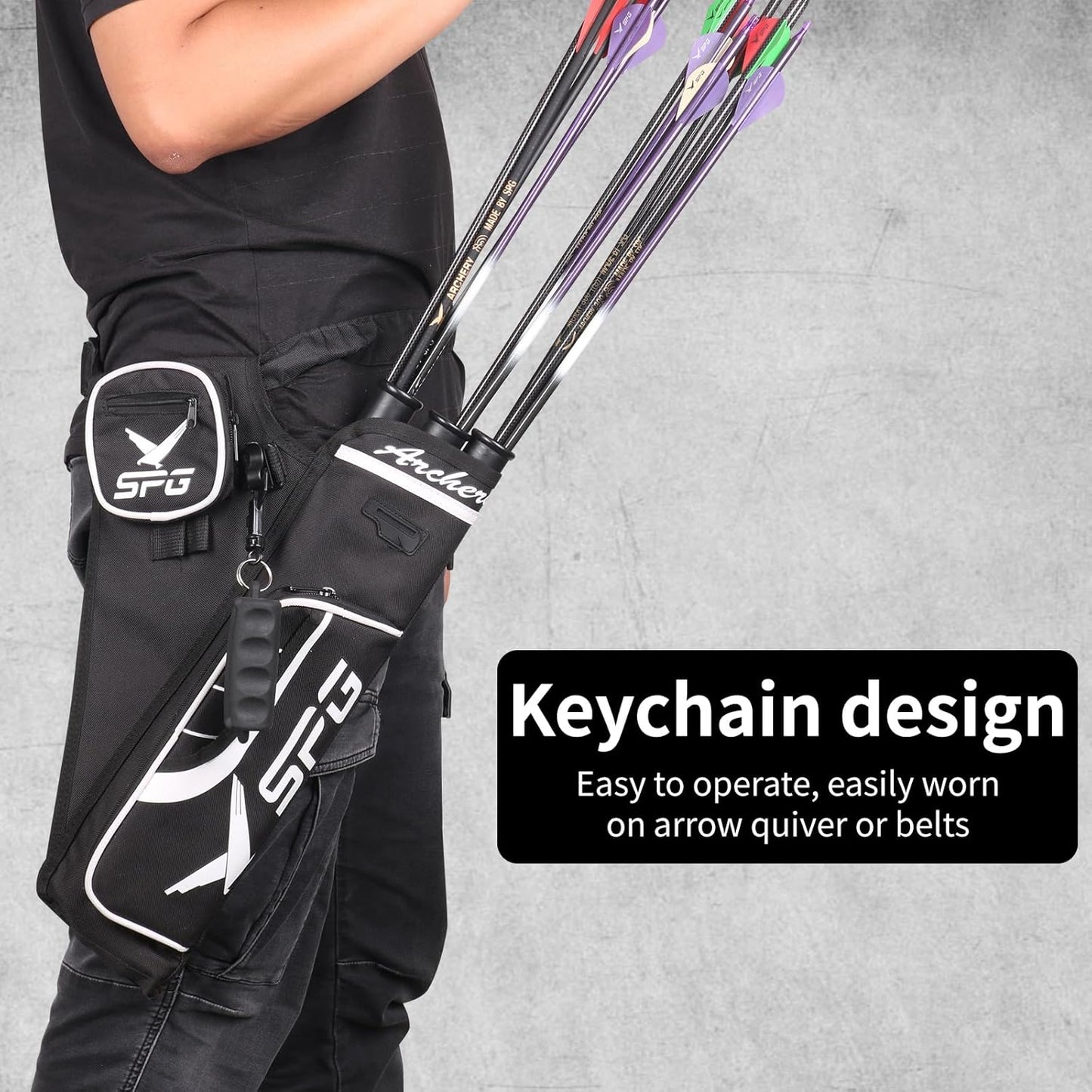 Arrow Puller | Archery Target Remover Gripper - Hand Saver with Hanging Buckle for Easy Use
