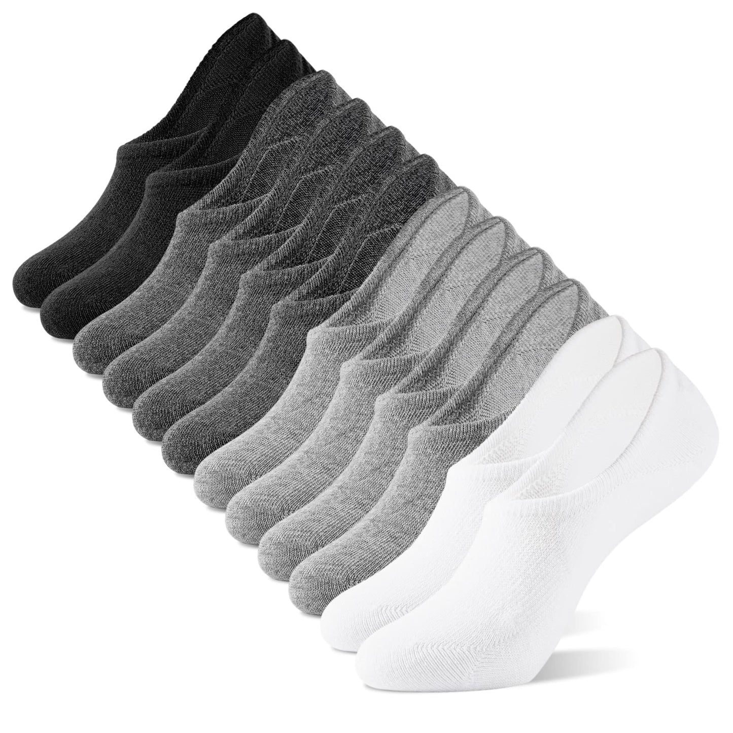 IDEGG Women and Men No Show Socks Low Cut Anti-slid Athletic Running Novelty Casual Invisible Liner Socks
