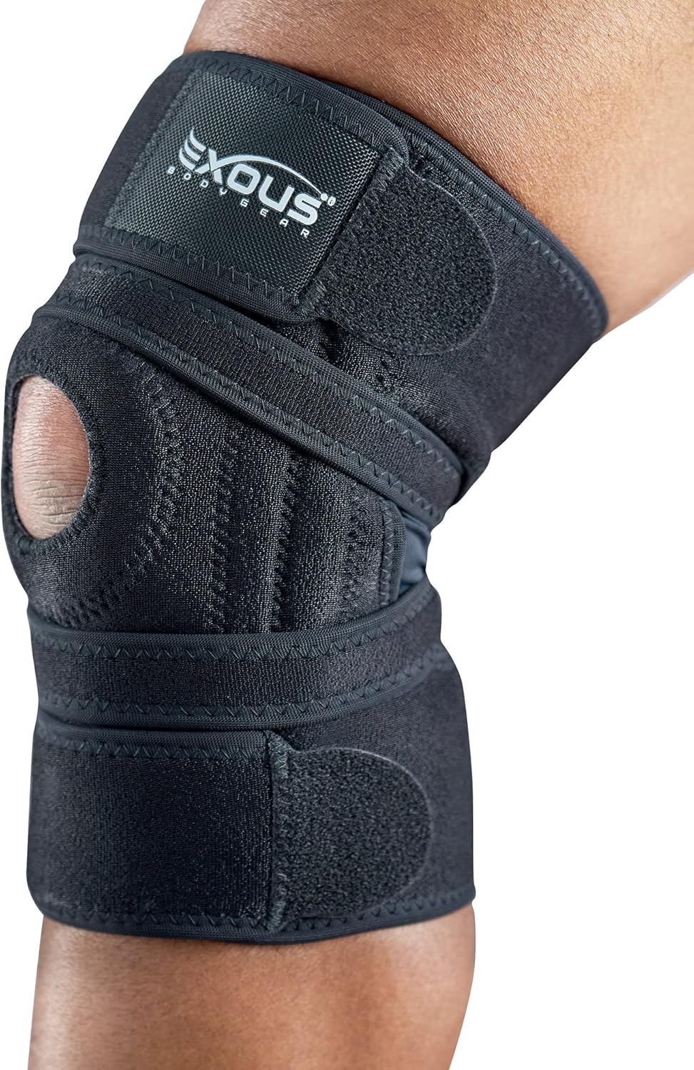 Knee Brace for Arthritis & ACL/MCL Pain - Patented 4-Way Adjustable Support | Dual Side Stabilizer for Patella Stability