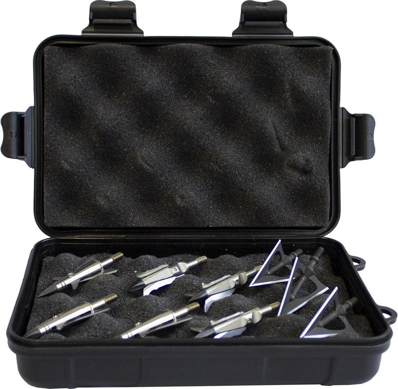 HME Archery Bow Hunting Storage Organizer - Portable Lightweight Plastic Case with Foam Padding