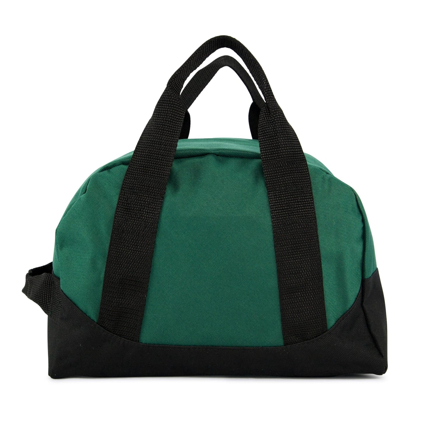 12" Mini Two Tone Duffle Bag (Dark Green)