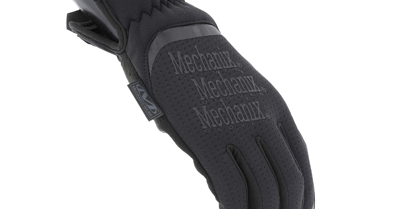 Mechanix Wear: Women’s FastFit Tactical Gloves with Elastic Cuff for Secure Fit, Work Gloves with Flexible Grip for Multi-Purpose Use, Durable Touchscreen Capable Safety Gloves (Black, Medium)