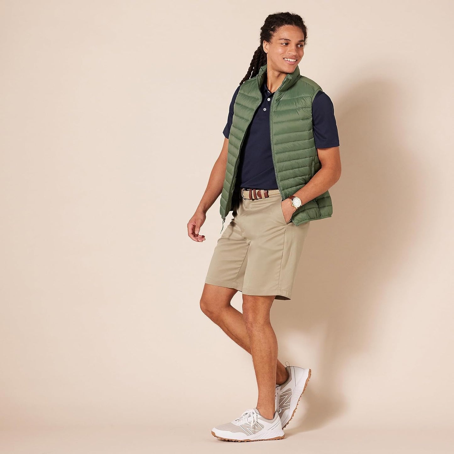 Men's Classic-Fit Stretch Golf Shorts - Moisture-Wicking Fabric | Active Waistband, Multiple Colors Available