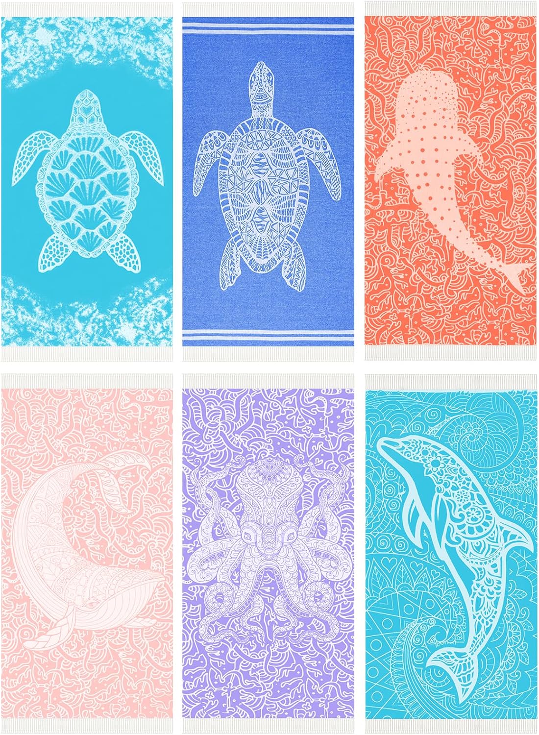 **Extra Large Turkish Beach Towel - Lightweight Quick-Dry Cotton | Sand-Free Bath & Pool Accessory**
