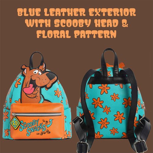 Concept One Scooby Doo Mini Backpack, Scooby Snacks Small Travel Bag for Men and Women, Multi, 9 Inch