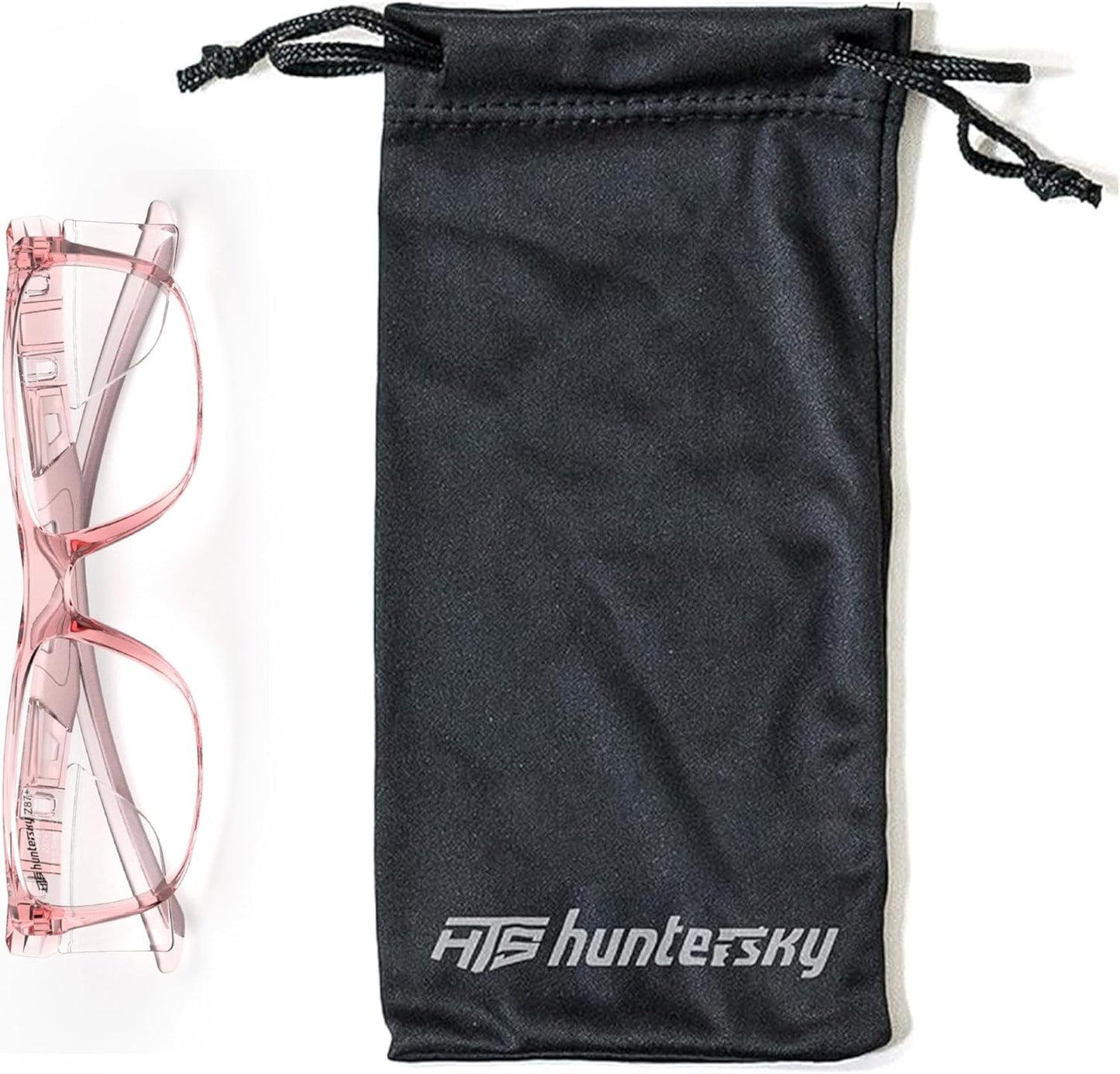 HTS HUNTERSKY Safety Glasses - ANSI Z87 Anti-Fog, Scratch-Resistant | Small Size for Men & Women