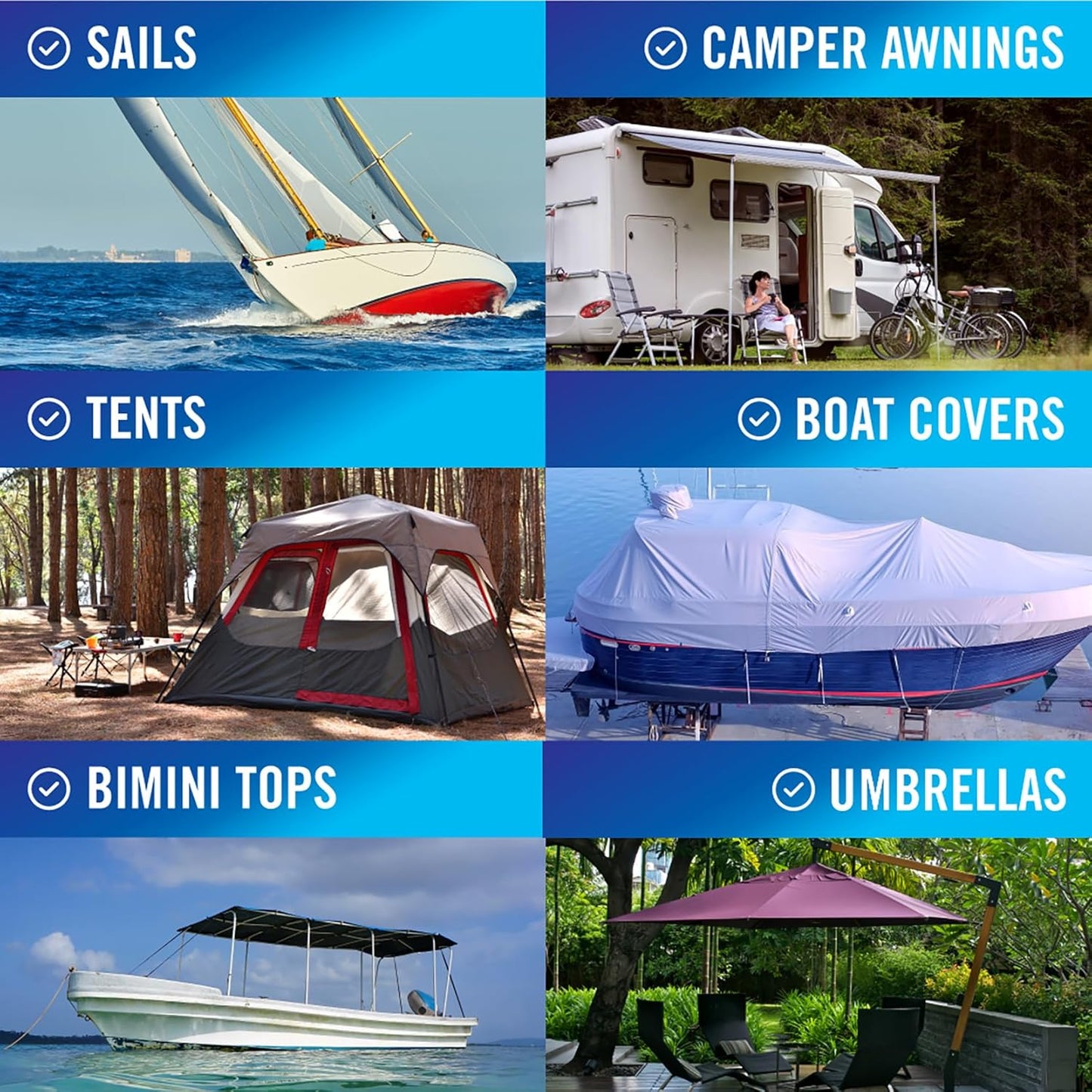 Better Boat Repair Tape - Clear Waterproof Patch for Fabric & Vinyl | 30ft x 3in Heavy Duty for RV, Tent, Sail, Canopy