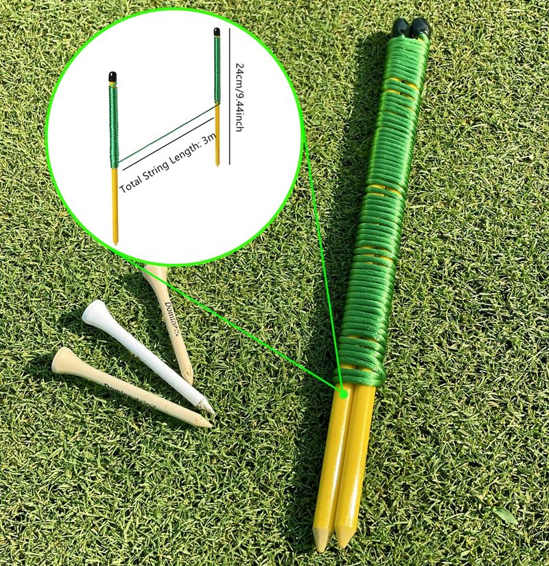 GLANC Golf Putting Alignment Mirror (12” x 6”), Putting Training Aids with Premium Carry Bags for Indoor & Outdoor Use - Golf Trainer Putting Practice Mirror for Improving Technique Accuracy Posture