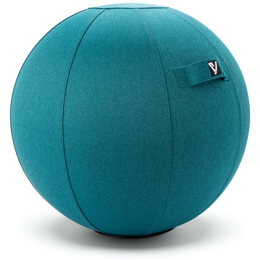 YOGIVO Sitting Ball Chair, Yoga Ball Chair Exercise Ball Chair for Home Office Desk, Stability Ball for Fitness & Pilates, Ergonomic Balance Ball Seat with Cover and Pump