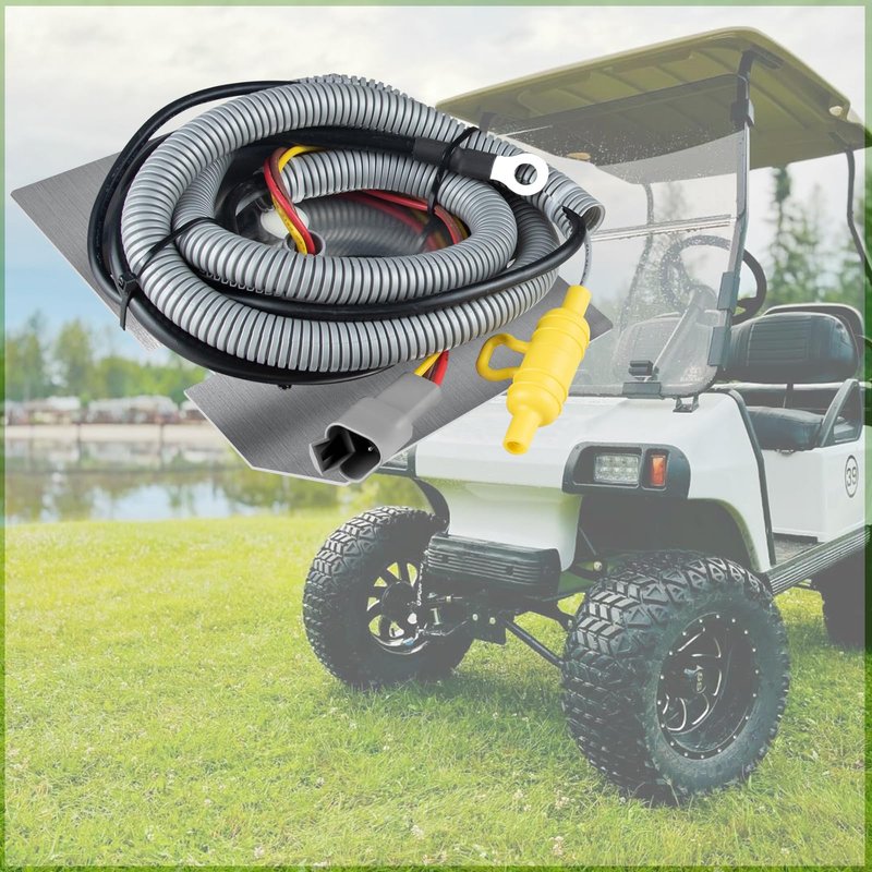 HEOHOU 101909901 Golf Cart On Board Computer Replaces Club Car DS OBC for Club Car DS 1998 1999 2000 2001 2002 2003 2004 with 48V Power Drive System,3 Pin Plug