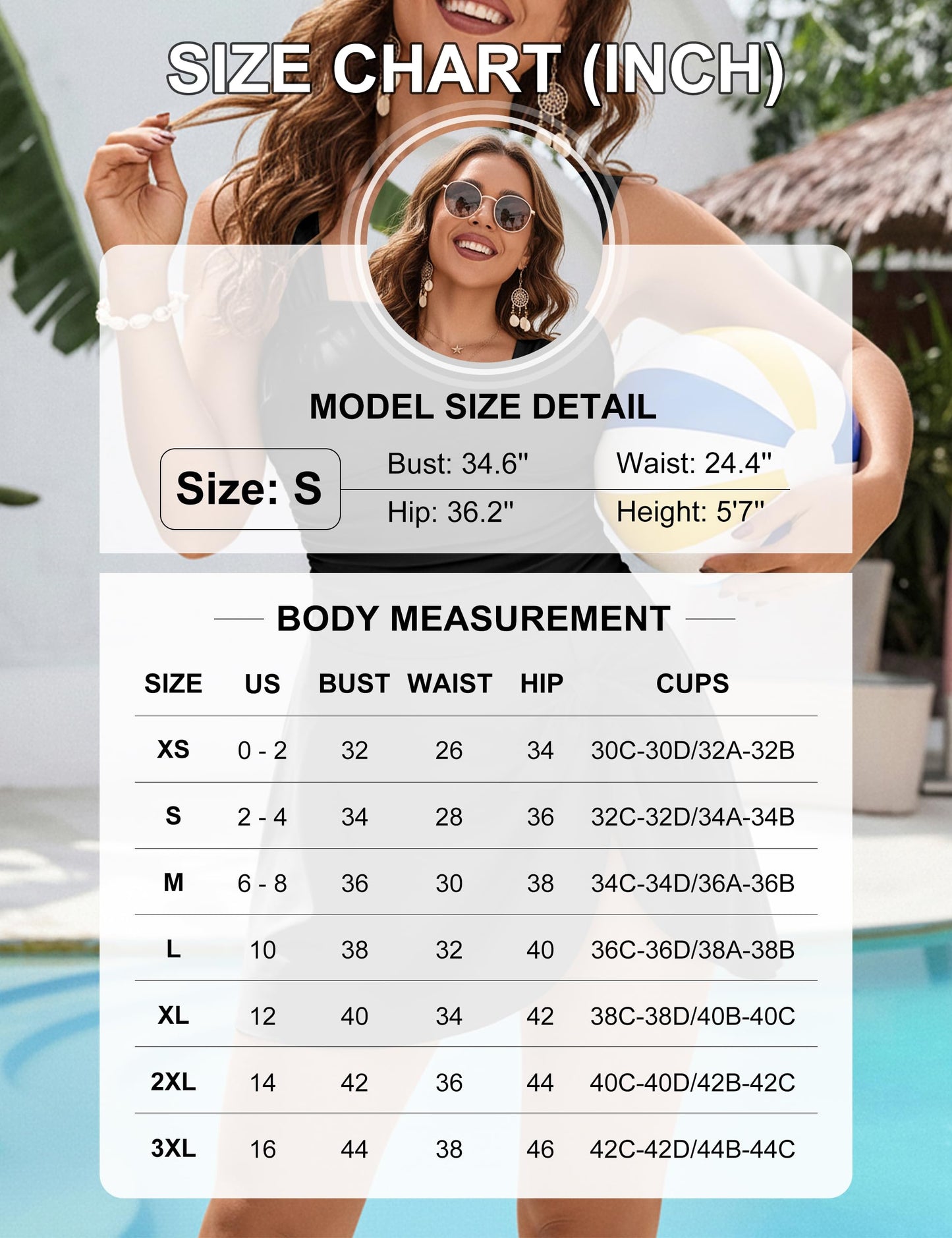 Blooming Jelly Womens One Piece Swim Dress Skirt Tummy Control Modest Slimming Swimsuits Push Up Full Coverage Bathing Suits (L, Blue Green)