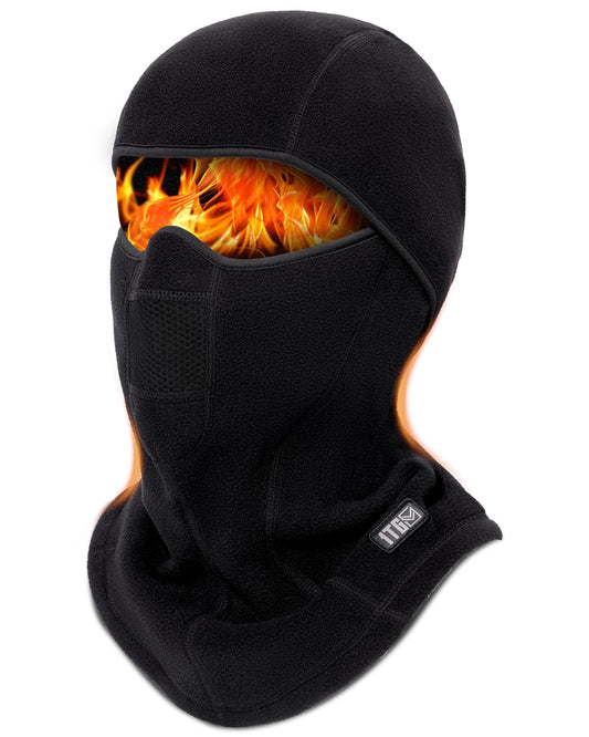 1TG Tactical Winter Balaclava Mask - Thermal Windproof Face Cover for Men & Women - Neck Gaiter for Skiing, Motorcycle Riding