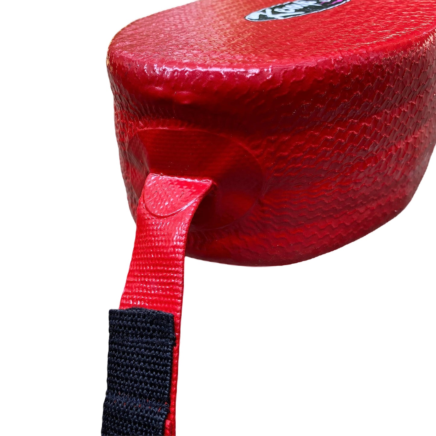 Kemp USA 53" Grip It Rescue Tube with Mesh Ergonomic Cutaway Design, Durable Nylon Casing, Adjustable Strap and Tow Line, High Visibility Red Lifeguard Float for Pool Beach Lake Waterpark Safety