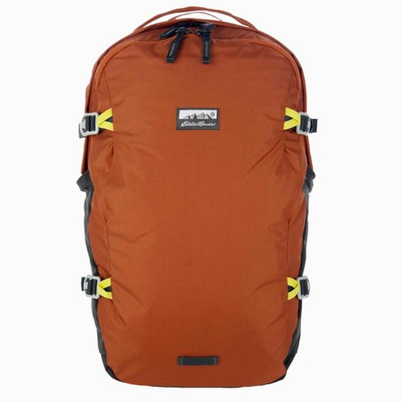 Eddie Bauer Nomad Backpack with Compression Straps and Hydration/Laptop Compatible Sleeve - Sienna, 28L