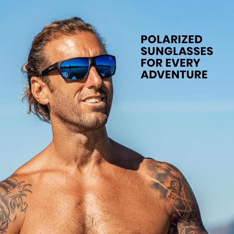 Suncloud Boone Polarized Sunglasses, Black/Polarized Gray