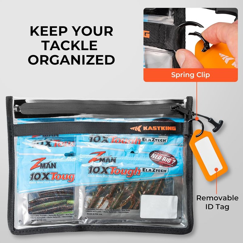 KastKing BaitShield Fishing Tackle Storage Bag - Water-Resistant, Durable Design | Large Capacity