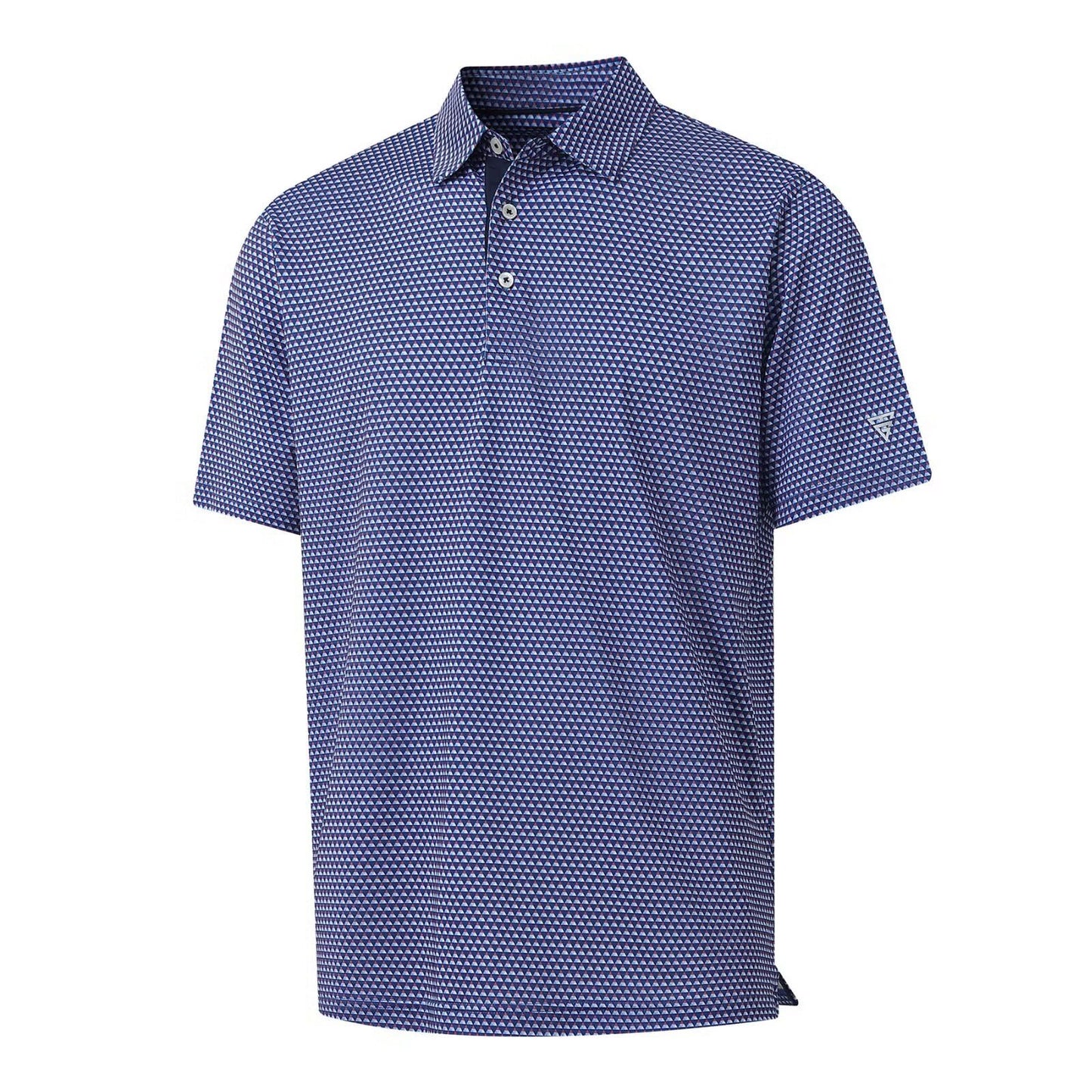 M MAELREG Polo Shirts for Men Quick Dry Fit Short Sleeve Performance Moisture Wicking Print Men’s Golf Shirts