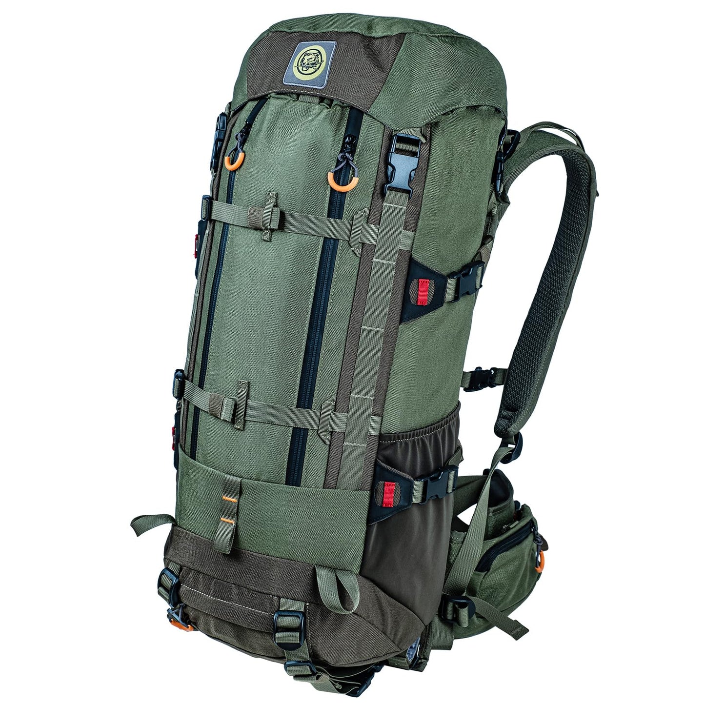 TKLoop Hunting Pack for Men – Expandable Frame Backpack 40L, Water Resistant, with Meat Hauler, Rifle Holder & Shotgun Rest
