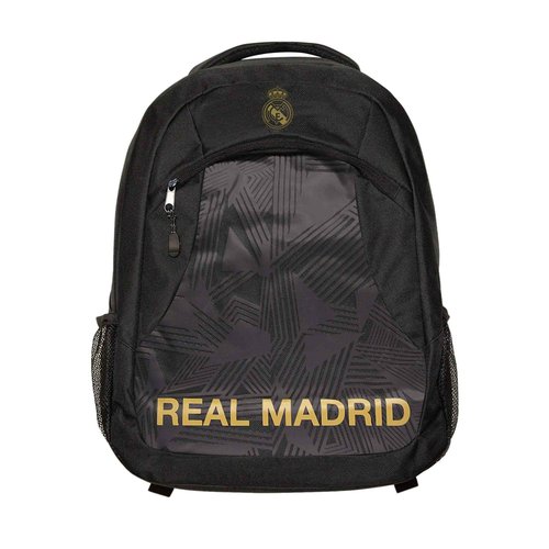 Icon Sports Real Madrid Premium Backpack - Unisex Adult - RM25BP-K Black OSFM
