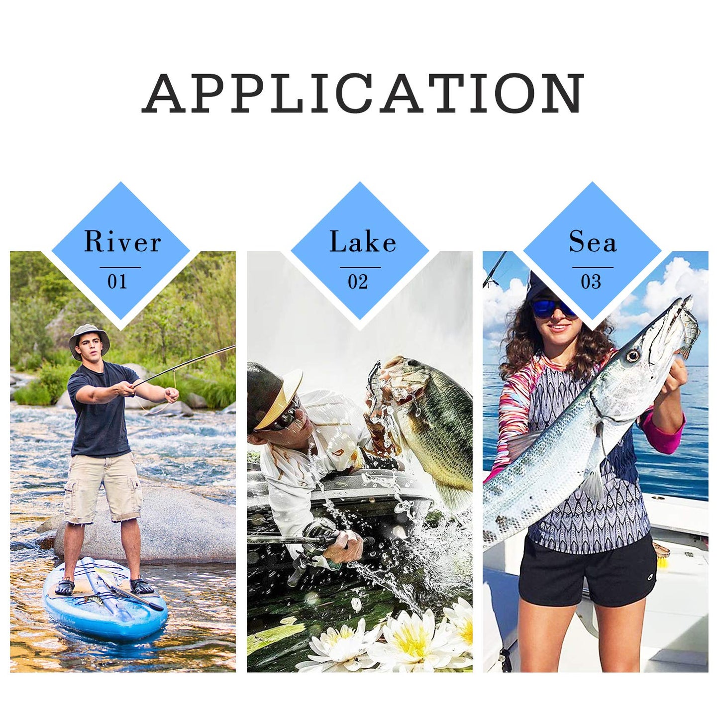 TRUSCEND Fishing Lures for Bass Trout Swimbaits for Bass Fishing Segmented Multi Jointed Swim Baits Slow Sinking Swimming Lures for Freshwater Saltwater Fishing Gear Lure Kit Fishing Gifts Plugs