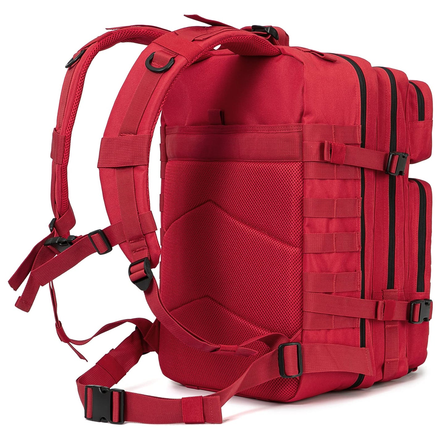 QT&QY 45L Red Military Tactical Backpacks for Women GYM Fitness CCW Molle go bag emergency survival backpack medical Rucksack