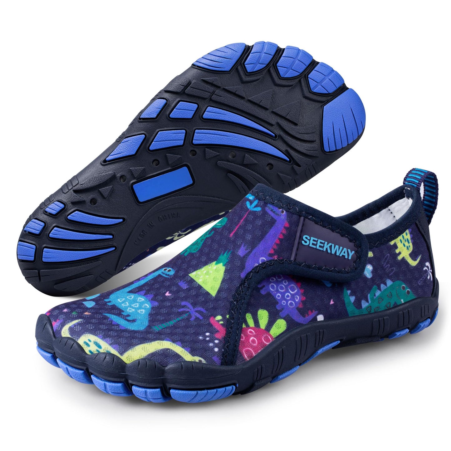 SEEKWAY Barefoot Water Shoes for Kids - Wide Toe Box and Quick-Dry Sand Shoes Toddler for Hiking Swim Beach Pool Kayak Sport Accessories, Camping Essentials Non-Slip for Boys Girls Sizes