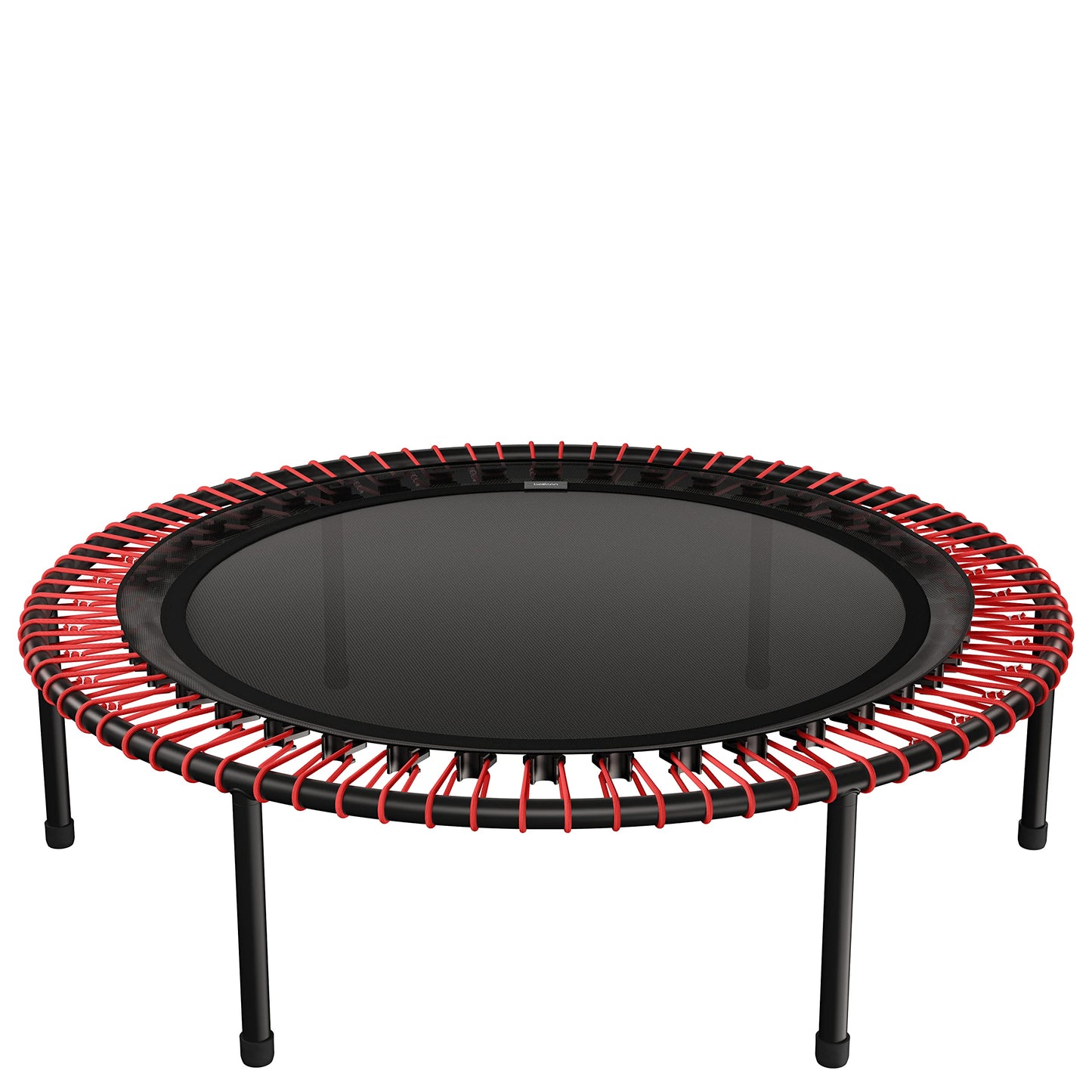 bellicon 39" Fitness Trampoline (red) with Screw-on Legs and Bungee Suspension up to 320 lbs (Extra Strong)