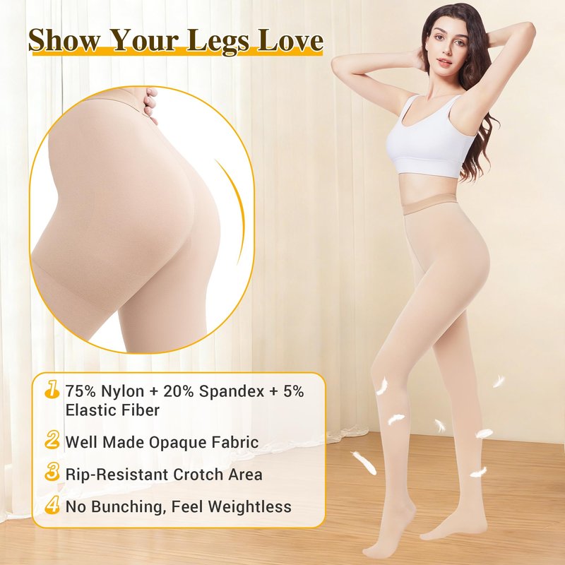 zotori Compression Pantyhose for Women, Medical Graduated Compression Tights Men, 15-20 mmHg High Waist Compression Leggings, Closed Toe Compression Stockings, Support Hoses for Edema, Varicose Veins