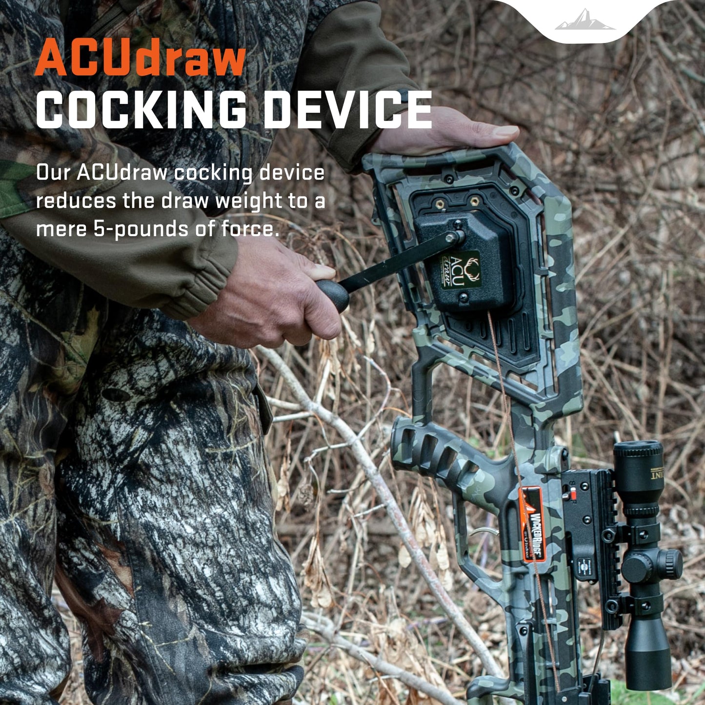 Wicked Ridge Commander M1 Crossbow Acudraw 380 Fps 4X Scope Camo (Camo)