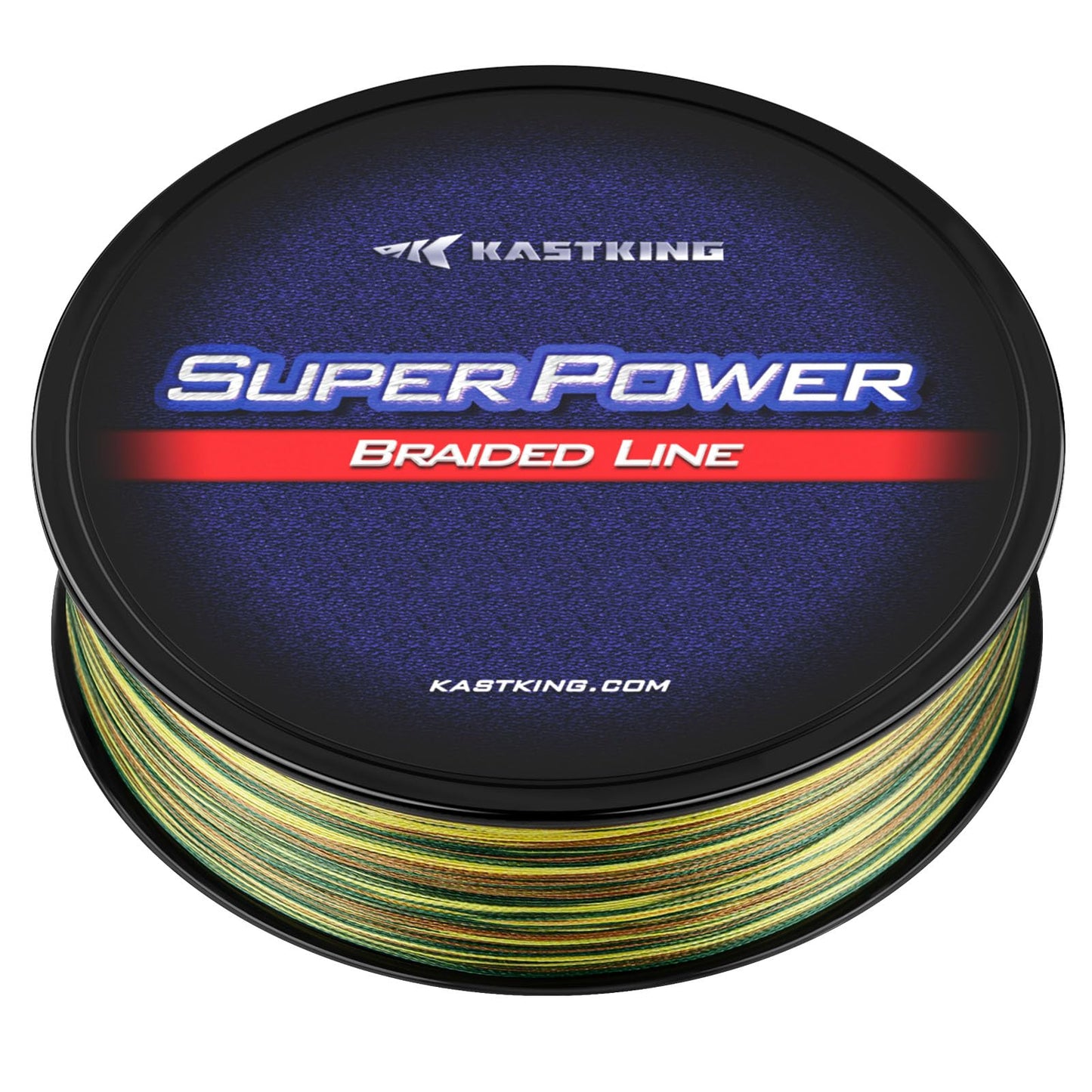 KastKing Superpower Braided Fishing Line, Camo, 15 LB, 300+27 Yds