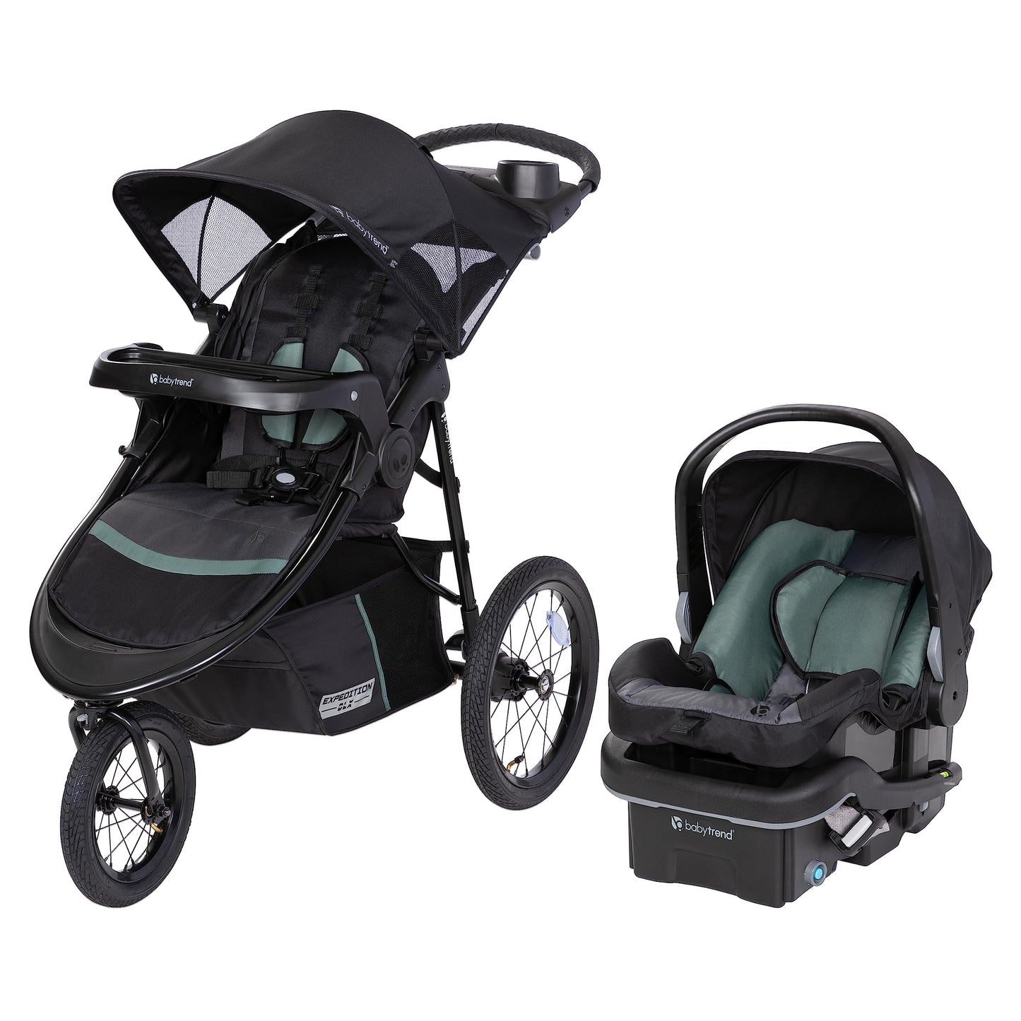 Baby Trend Expedition DLX Travel System, Dash Sage