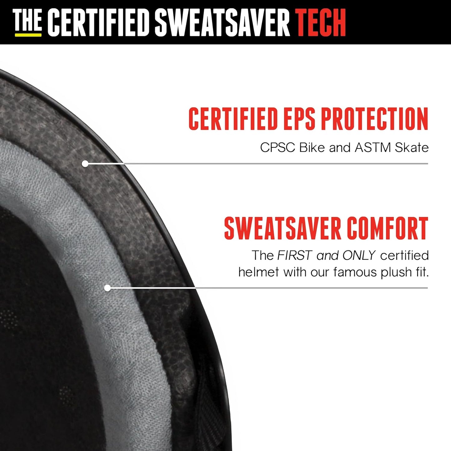 Triple Eight Sweatsaver Helmet - Certified Safety Gear for Skateboarding, BMX, Roller Derby | Adjustable Fit, Multiple Colors