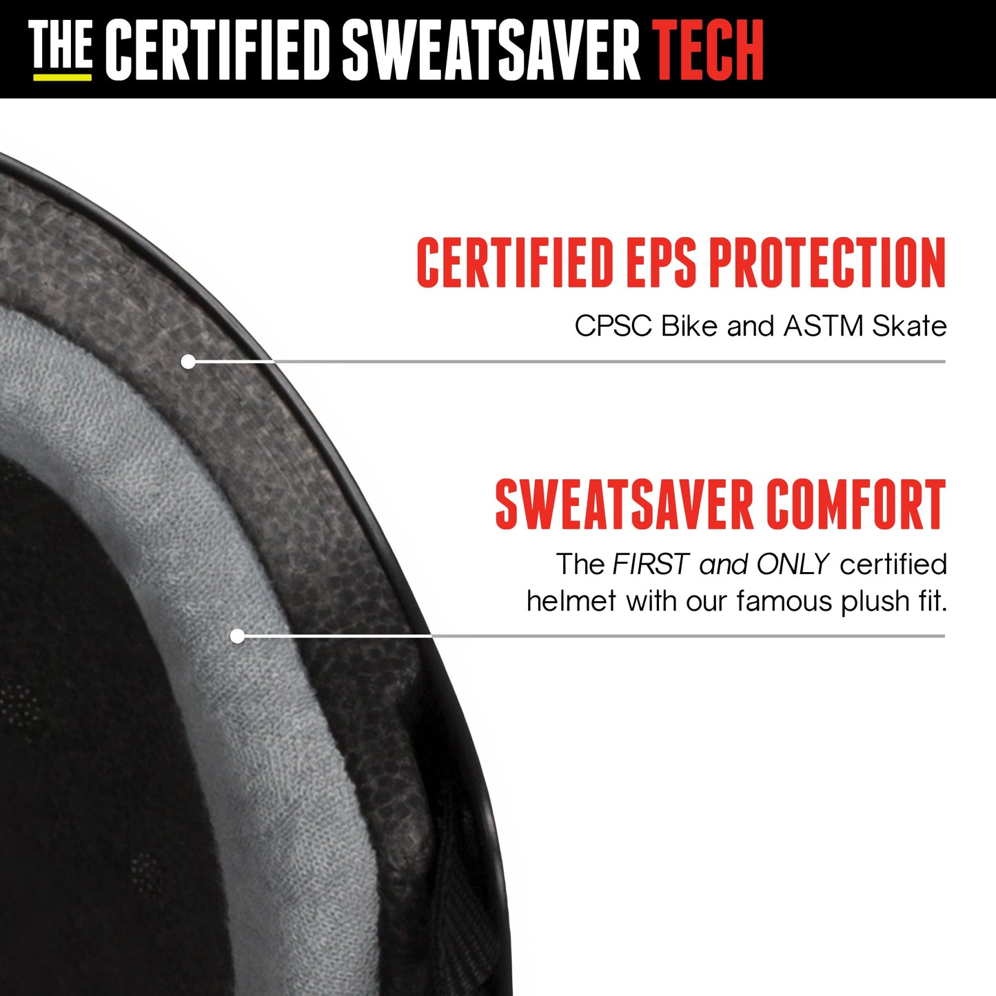 Triple Eight Certified Sweatsaver Helmet for Skateboarding, BMX, Roller Derby, Roller Skating, Inline Skating, Scooter and Bike
